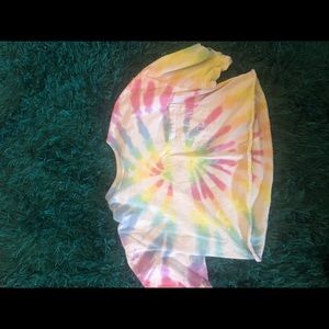 Ivory ella  tie dye crop top
